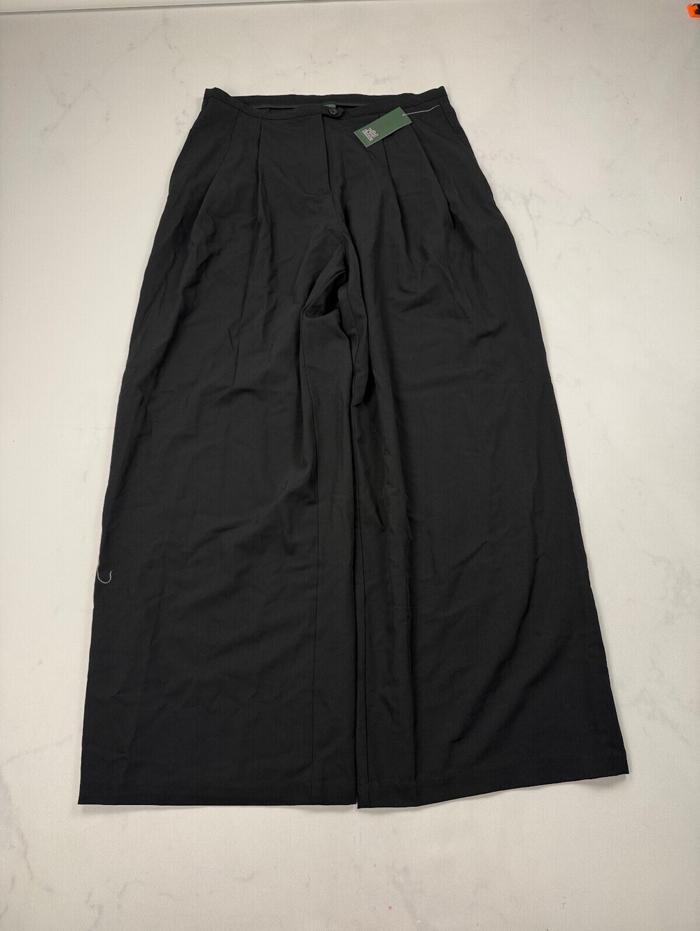 Wild Fable Wide-Leg Pants Black 90s VTG Relaxed Cut - Womens L